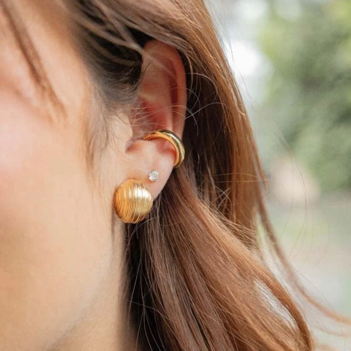 Earcuff Golden Fino