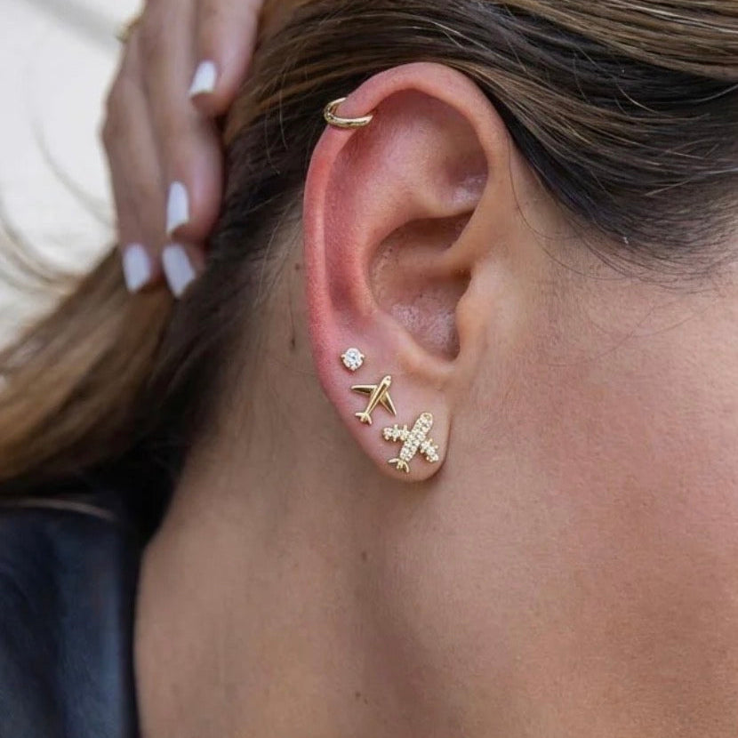 Boucles d'oreilles Avión