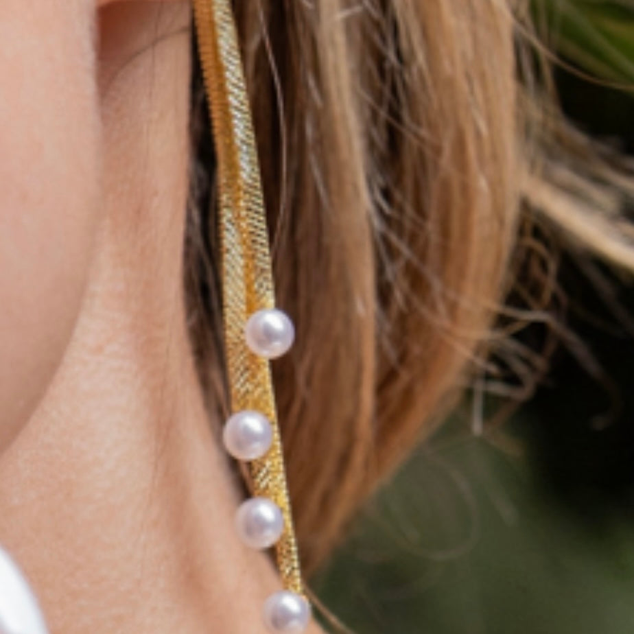 Boucles d'oreilles Perlas